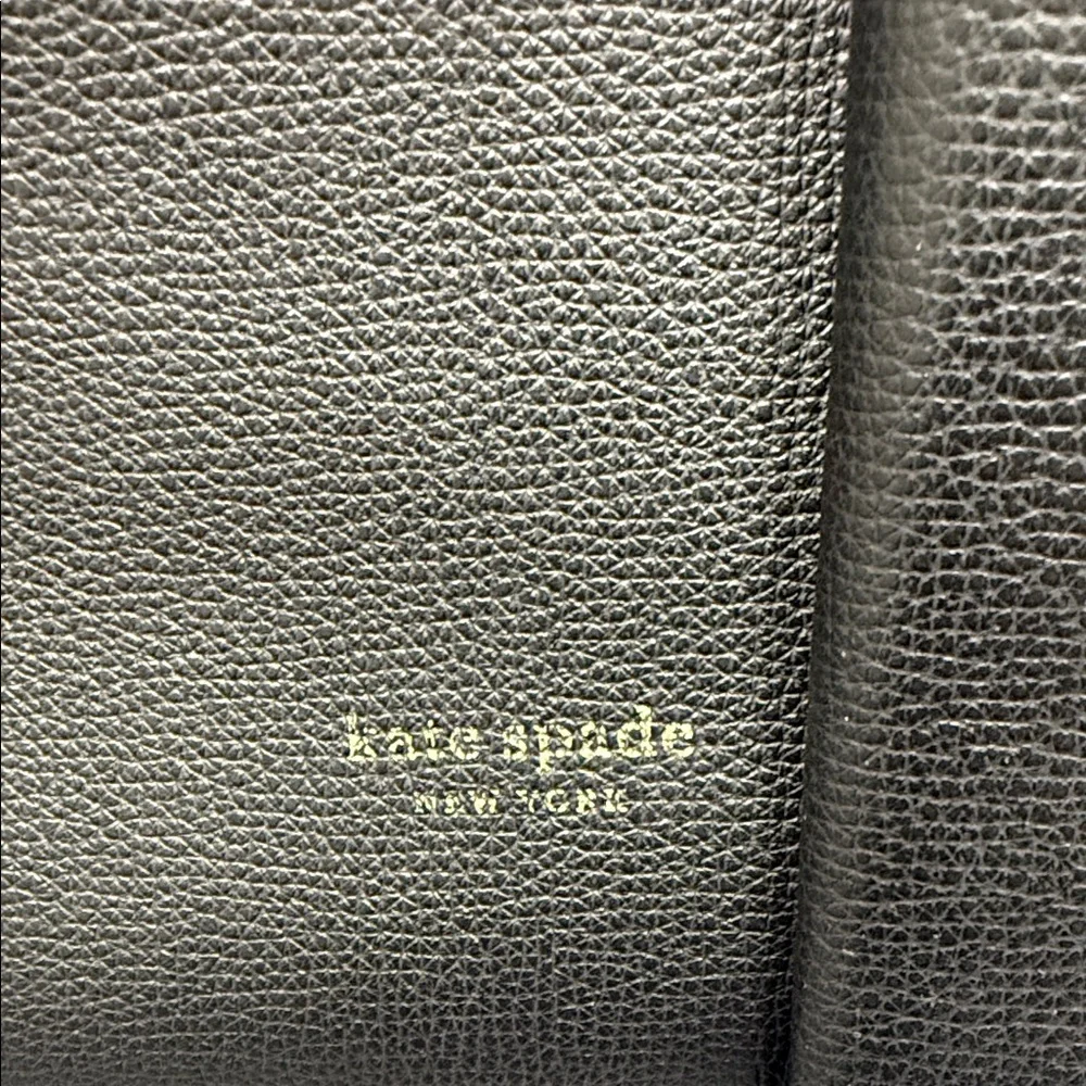 Kate Spade Charcoal Tote with Matching Pouch